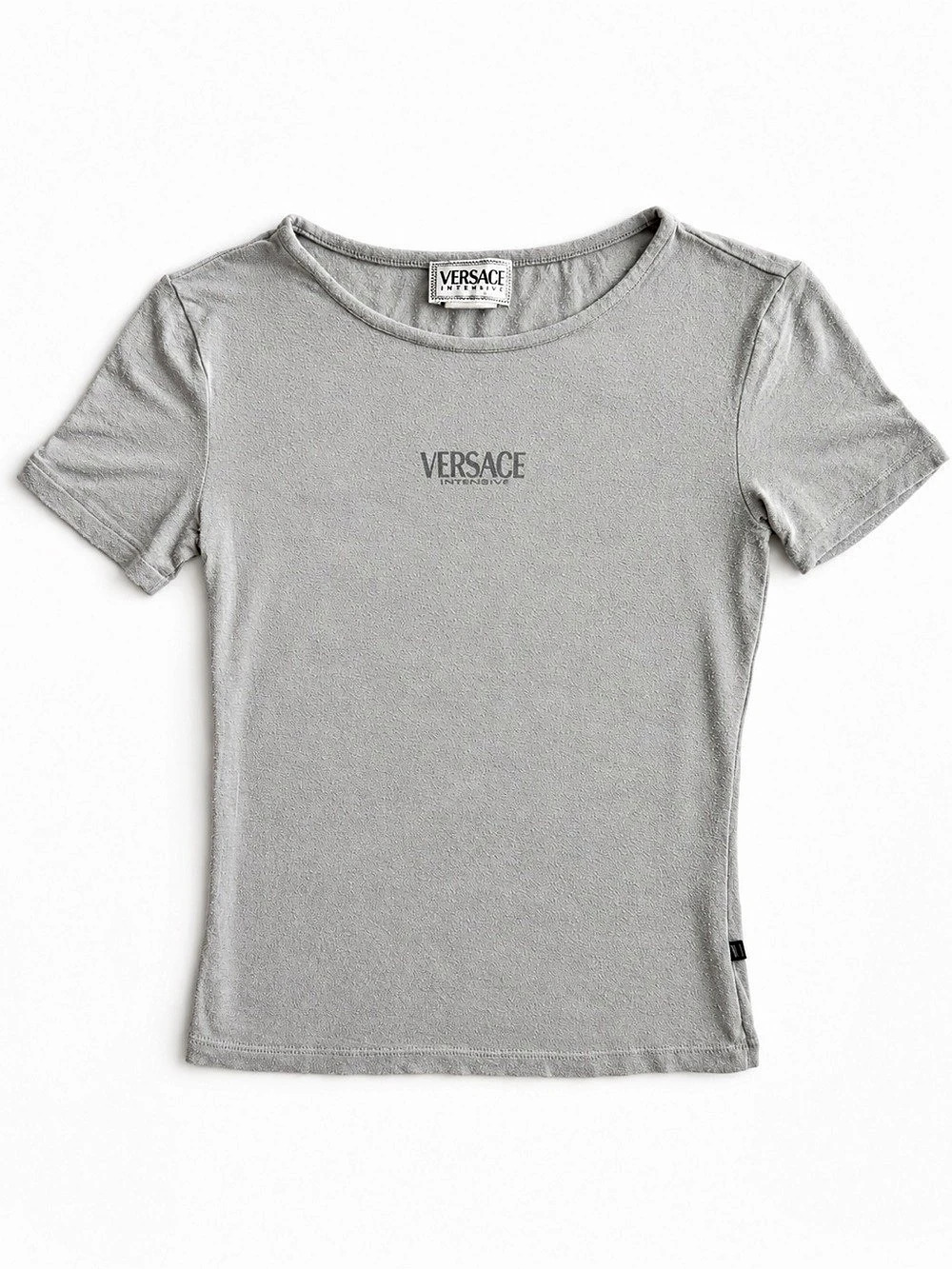 Versace Intensive Vintage Short Sleeve Tee Gray Small